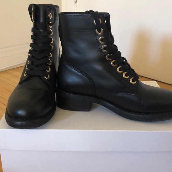 Sandro leather boots - Picture 1 of 4